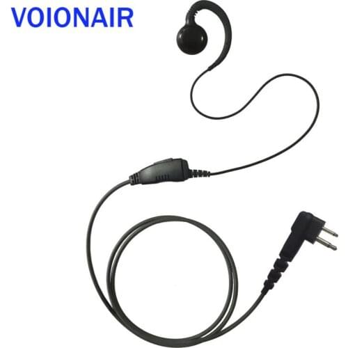 VOIONAIR 10pcs/lot C Shape Outside Ear Ear Hook Earpiece For Motorola Radio 2Pin CT150 CP200 RDV5100 EP450 BC120