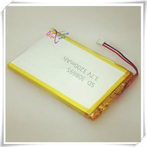 XHR-2P 2.54 308695 308595 3.7V 3200mAh beauty instrument in polymer lithium battery