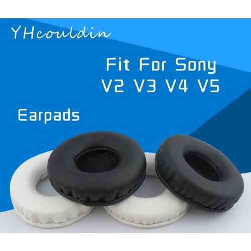 YHcouldin Earpads For Sony V2 V3 V4 V5 MDR-V2 MDR-V3 MDR-V4 MDR-V5 Headphone Accessaries Replacement Leather
