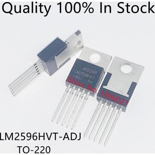 10pcs/lot LM2596HVT-ADJ LM2596 TO-220 regulator IC