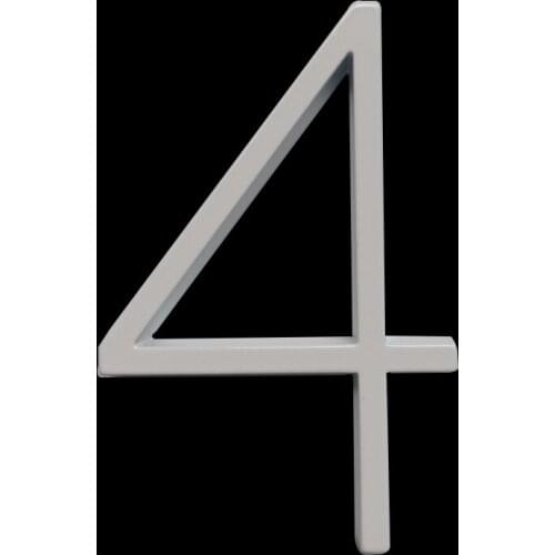 12cm Modern House Number Door Home Address Numbers for House Huisnummer numeros casa exterior Sign Plates 5 Inch. #0-9