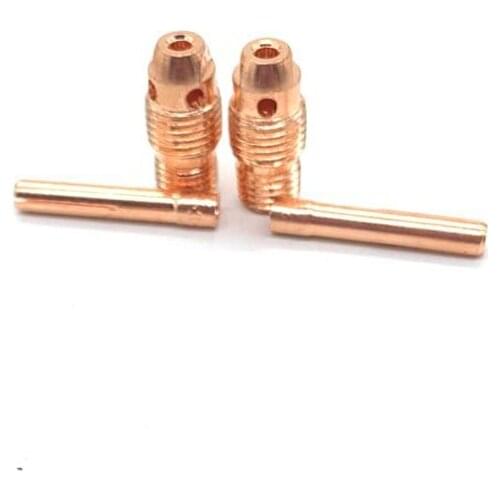 20Pcs Argon Welding TIG Inverter DC Welding Machine 0.5mm/1.0mm/2.0mm/2.4mm TIG Tungsten WP9 WP20 Collet Body and Collet