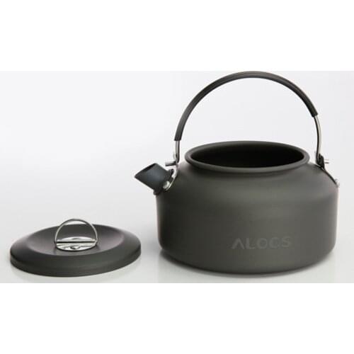 ALOCS CW-K02 Ultra Lightweight Cookware Outdoor Camping Kettle 0.8L Tea Coffee Pot for Camping Fishing