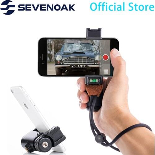 Sevenoak SK-PSC1 SmartGrip Handheld Stand Smartphone Holder for Selfie Vlog YouTube Video Live Photographer Filmmaker Traveler