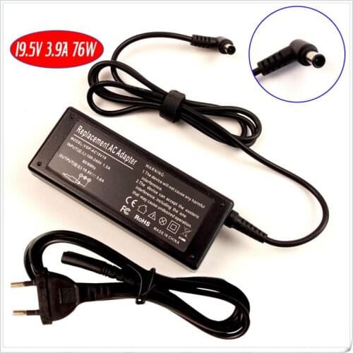 For Sony VAIO PCG-9000 PCG-FR PCG-FX PCG-SX PCG-XF Laptop Battery Charger / Ac Adapter 19.5V 3.9A