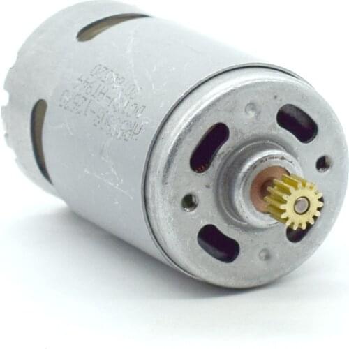 6V 12V 24V 550 DC Motor With 14T Copper Gear DIY High Speed Toy Car Model accessories