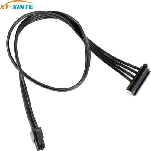 PC Power Supply Cable Mini 4 Pin to SATA SSD for Lenovo M410 M415 M425 B415 M610 M710 M4200R Motherboard 4P to 1 / Turn 2 SATA
