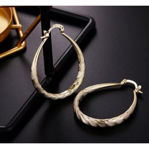 Nice hook wedding silver Gold color earrings hoop for women lady cute drop beautiful fashion jewelry christamas jewelry JSHLE041