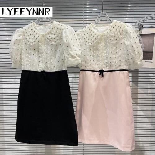 LYEEYNNR Summer Dresses With Buttons