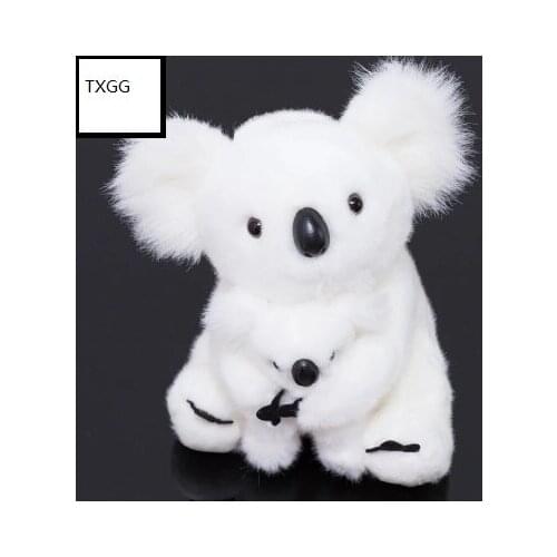 Cute plush white koala toy lovely soft koala mother&baby doll birthday gift about 30cm 2795