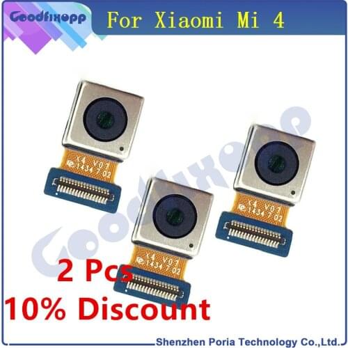 Mobile Phone Camera Modules For Xiaomi Mi 4 M4 Mi4 Original Rear Back Big Camera Flex Cable Module Big Camera Replacement Parts