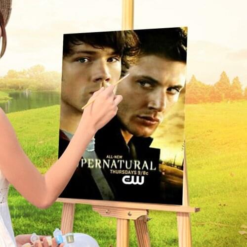 Supernatural Paint By Numbers Kit Acrylic Paints 50*70 Canvas Painting Handmade For Children Wholesale