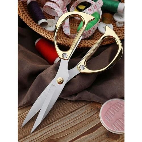 Stainless Steel Household Scissors China Traditional Hand Tool Shear Kitchen Scissors DIY Household Fabric Cut YJ041