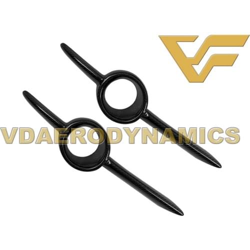 Suitable For 05-08 987 Porsche Cayman Boxster Carbon Fiber Front Bumper Fog Light Frame Cover