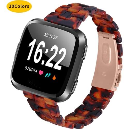 Resin strap For fitbit versa 2 band Smart watch Correa Women Men bracelet watchband for fitbit versa / versa lite Accessories
