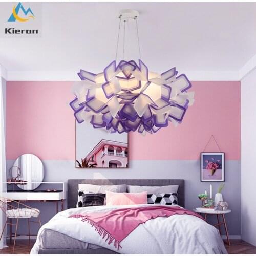 Modern Flower Pendant lights for home DecorCeiling Lamp nordic Design indoor lighting LED Hanging Lights for Living Room Bedroom