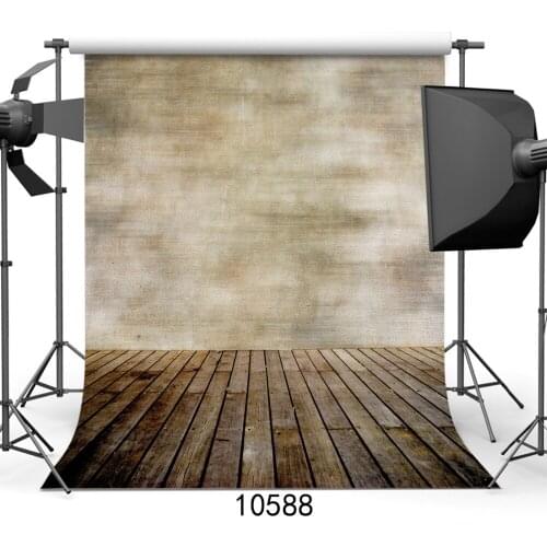 Solid Color Wall Wood Floor Vinyl Cloth Photography Backdrops Portrait Children Baby Photo Background for Photo Studio Photocall