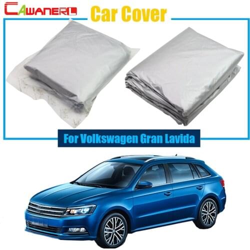 Cawanerl Outdoor Car Cover Anti-UV Sun Rain Snow Resistant Cover Car-Cover For Volkswagen Gran Lavida