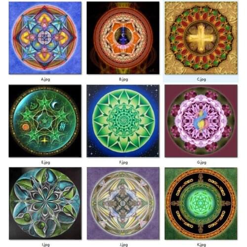 5D Diy Diamond Painting Mandala Moon Flower Embroidery Decoration Cross Stitch Crystal Full Square Diamond Sets Decorative