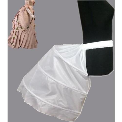Baroque Hip Skirt Slip Womens Special Petticoat for Baroque Dress 3 Three Hoops Crinoline Underskirt Wedding Accessories Stock