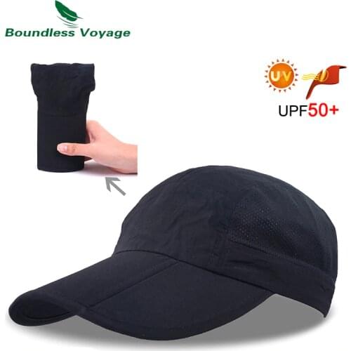 Boundless Voyage Baseball Cap Summer Mesh Sport Running Hats Outdoor Waterproof Visors Hat Hiking Cycling Trucker hat