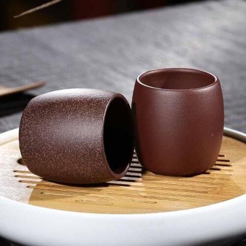 Cup 100ml Purple Clay Tea Cup Zisha Teacup Master Tea Bowl Water Cups Coffee Mug Drinkware Yixing Teaware Ceramic Teacups Gift