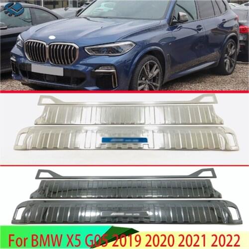 For BMW X5 G05 2019 2020 Stainless Steel Rear Trunk Scuff Plate Door Sill Cover Molding Garnish Cheap 3PCS