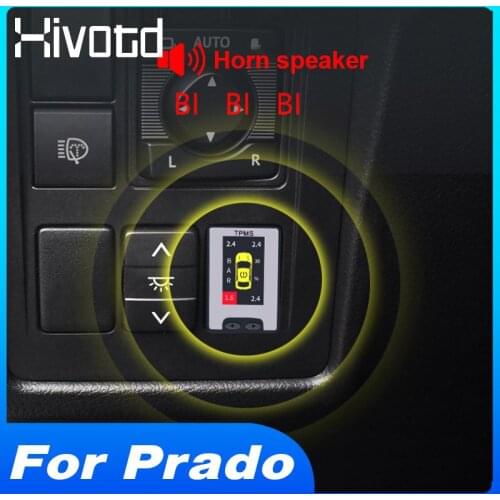 Hivotd TPMS Tire Pressure Monitoring System Car Security Accessories Modification Parts For Land Cruiser Prado 150 2010-2020
