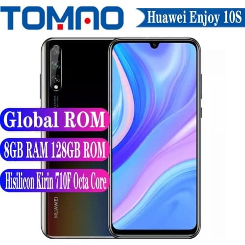 Huawei Enjoy 10s Mobilephone 6GB 8GB RAM128GB ROM Hisilicon Kirin 710F Octa Core 6.3inch OLED Screen 48MP Main Camera 4000mAh