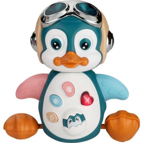 Simulation Penguin Figure Electric Dance Musical Toy Kid Gift Home Decor Supply