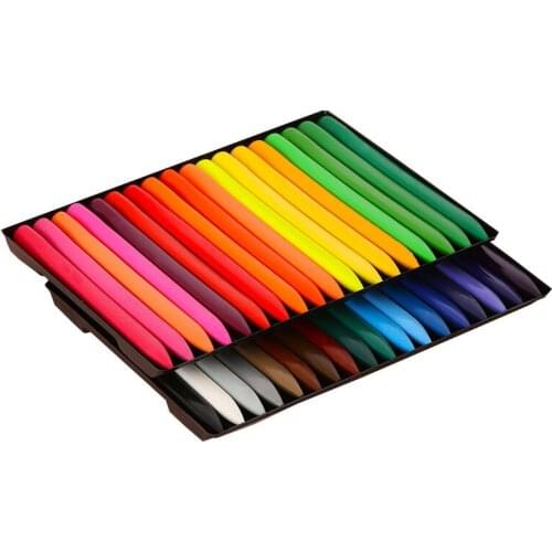 Fashion 36 Colors Triangular Crayons Safe Non-toxic Triangular Colouring Pencil For Students Kids Children