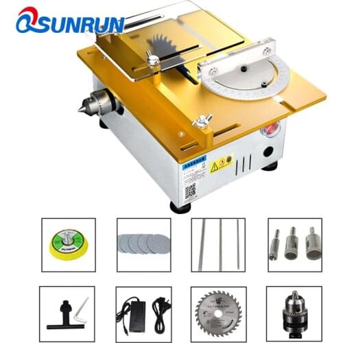 The sixth generation can lift cutting multifunctional desktop mini mini precision small table saw DIY woodworking chainsaw