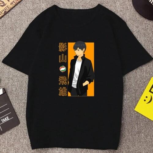 New Arrival Oya Oya Oya Haikyuu Anime T Shirt for Men Manga Fly High Shoyo Volleyball Creative Tops Cartoon Graphic Tees Male