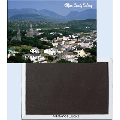 Clifden, County Galway, Ireland, Refrigerator magnet, Tourist souvenirs, Home creative ornaments 24676