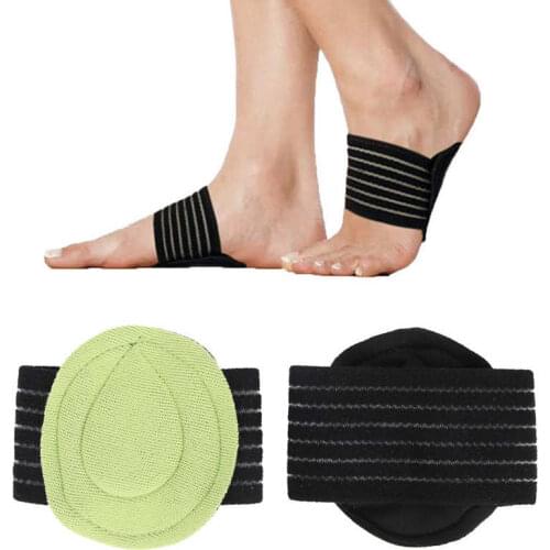 Arch Support Foot Cushion Pads Compression Massager for Flat Feet Green Decreased Plantar Fasciitis Pain Night Foot Care Tool