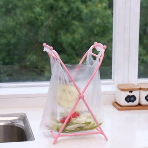 Camping Shelf Practical Kitchen Barbecue Rubbish Storage Rack Travel Hanging Garbage Trash Bag Holder Outdoor Portable Tool