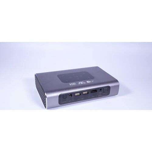 [2020 Good Newest] AUN Projector X5| Android WIFI, 2G 16G,10500mAH Battery, 4K 1080P Portable Video MINI Projector Laser Beamer