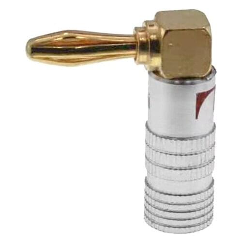 2/5 piece RCA Gold-plated Nakamichi Pure Copper Speaker 4mm Banana Plug Speaker Cable Plug