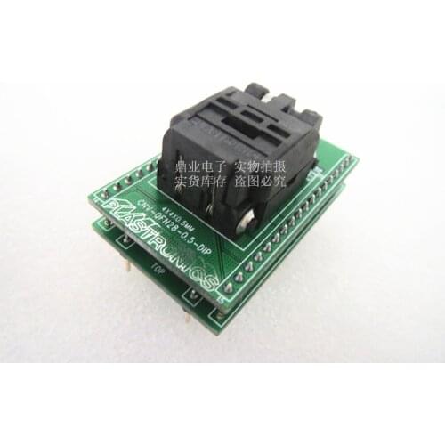 Clamshell QFN28 UFQFPN28 STM32F103 pitch 0.5mm IC Burning seat Adapter testing seat Test Socket test bench