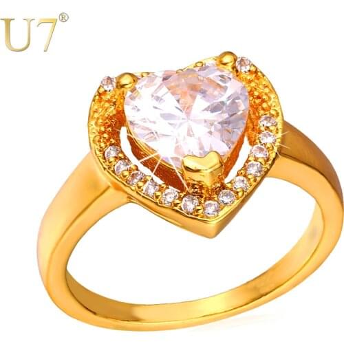 Помолвочные кольца U7 China At AliExpress