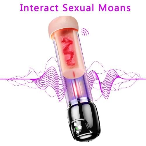 Penis Enlargement Vacuum Pump Vibrator Sex Toys for Men Artificial Vagina Sexy Masturbation Cool Adult Toys Pussy Pump Sex Shop