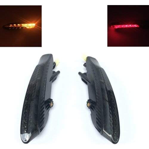 Left/Right Rear Turn Signal Tail Brake Light For Ducati 2011-2015 Diavel Smoke Len 2012 2013 2014 11 12 13 14 15