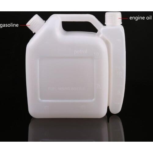 1.5L Litre 2-Stroke Petrol Fuel Oil Mixing Bottle Tank For Trimmer Chainsaw Tools Parts 1:25 17cm/6.69"×13cm/5.12" Drop Ship