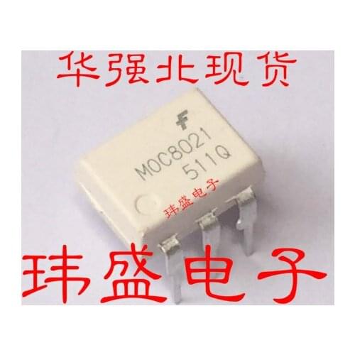 10pcs MOC8021 MOC8021M DIP-6