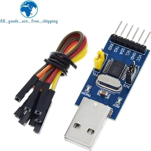 CH341T 2 in 1 module 3.3V 5V USB to I2C IIC UART USB to TTL single-chip serial port downloader