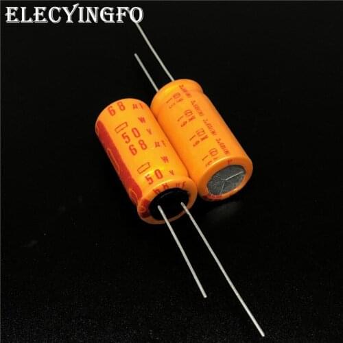 5pcs/50pcs 50V68uF 50V NIPPON Chemi-Con NCC W Series 12.5x25mm 130 high degree Industrial grade Aluminum Electrolytic Capacitor