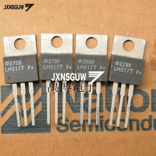 5pcs Original National LM317T Regulator IC 317T Operational Amplifier 317T 317 All copper thick substrate Double waves White NC