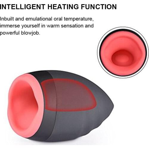 6 Speeds Lick Suck Automatic Sex Machine Oral Suck Automatic Male Masturbator Cup Vibrating Realistic Sex Toys For Men