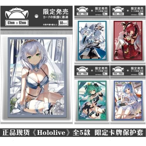 Anime Hololive YouTuber Tabletop Card Case Cosplay Cartoon Storage Box Case Holder Collection Xmas Gifts