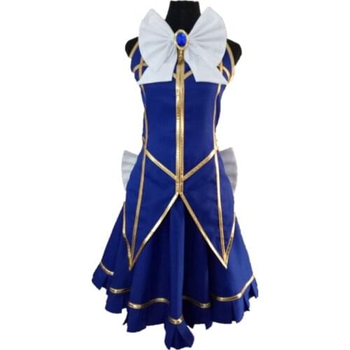 Anime Fairy Tail Lucy Heartfilia Cosplay Costume Halloween Christmas Party Uniform